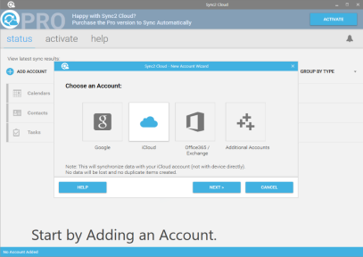 sync outlook with iphone using free sync2 cloud software syn iphone with outlook