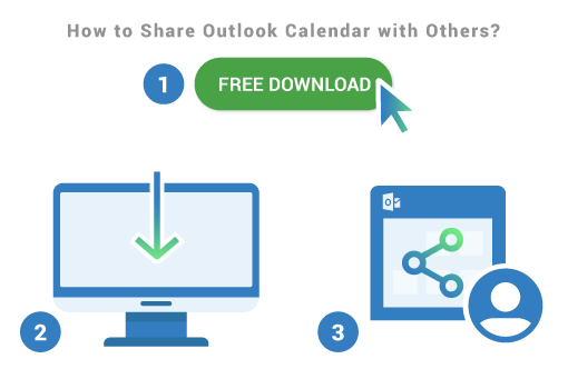 Share Calendar In Outlook With Others Using Free Sync2 Cloud Software