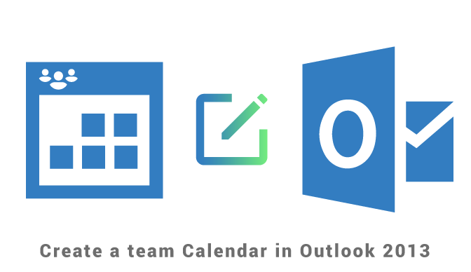 Create a team calendar in Outlook 2013 