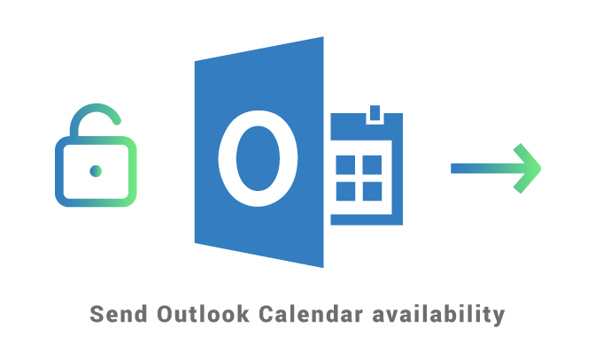 Send Outlook Calendar Availability With Free Sync2 Cloud